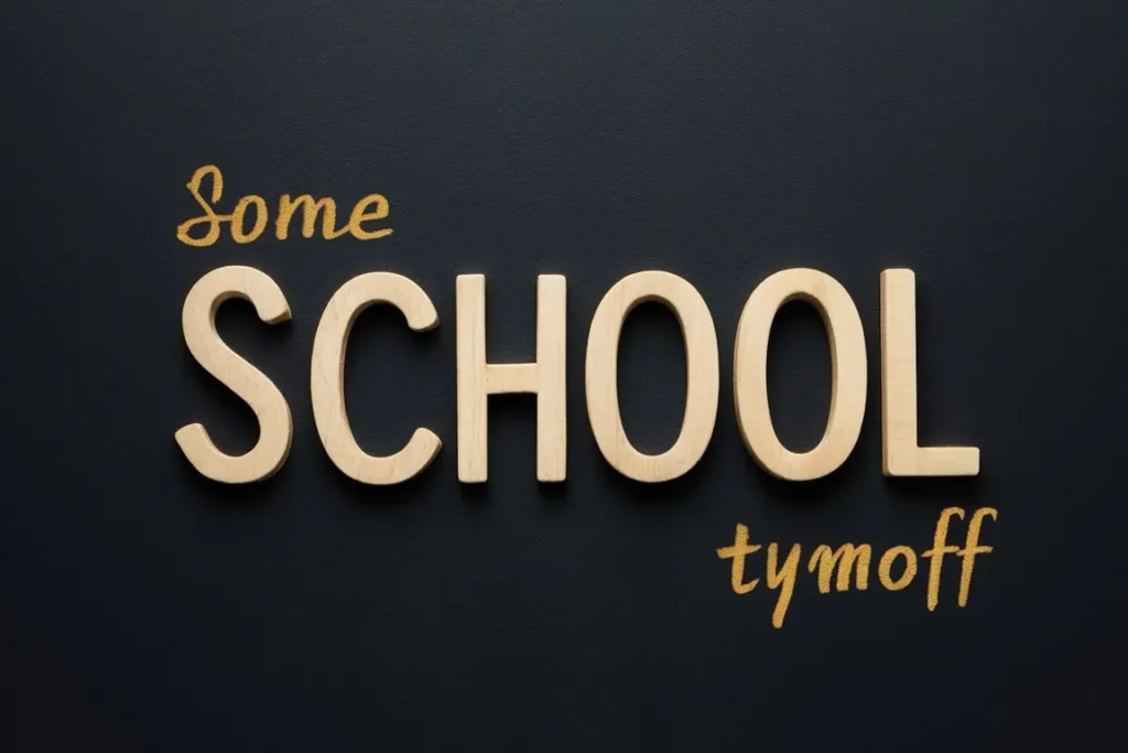 The Correct Spelling is School Not School. Some Pe – Tymoff Some People Still Get it Wrong