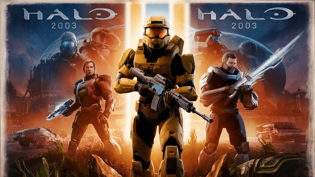 Halo (2003) Game Icons Banners: A Revolutionary Visual Language